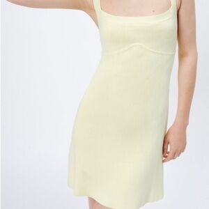 Zara Butter Yellow Mini Dress